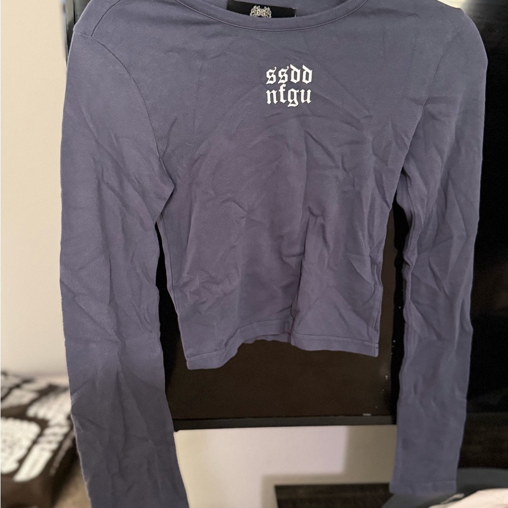 Darc sport Blue Long Sleeve Graphic Tee